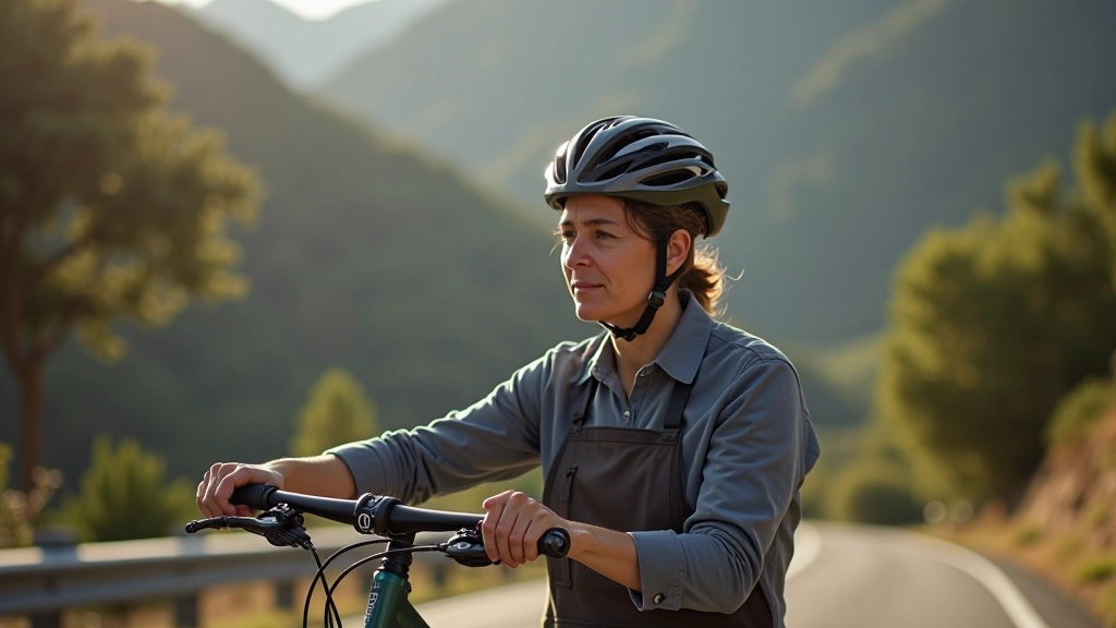 Herramientas de mantenimiento de bicicleta sobre mesa de trabajo